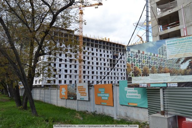 Строительство 2-ой очереди Квартала Green Park от ПИК