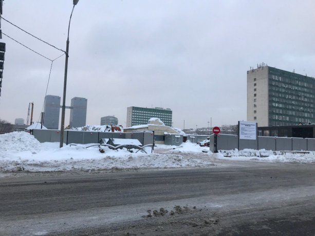 Новый строящийся корпус Prime park на Ленинградском пр. 37