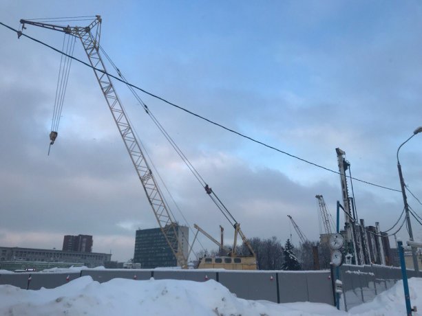 Новый строящийся корпус Prime park на Ленинградском пр. 37