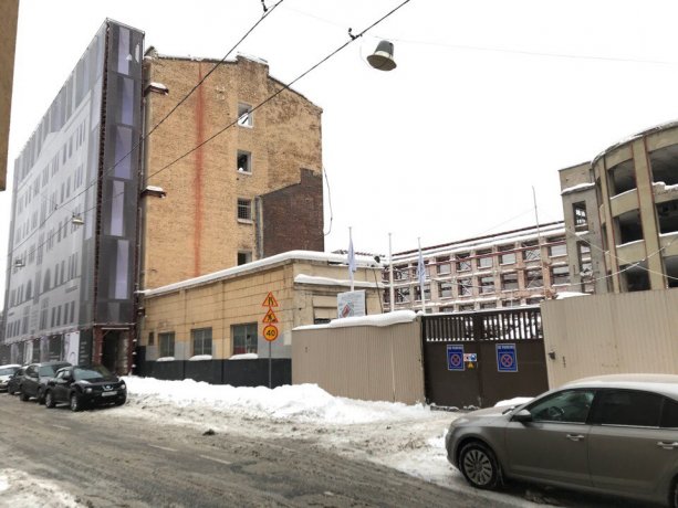 Строительство гостиницы RozaRossa Boutique Hotel & Apartments на Зубовской улице.