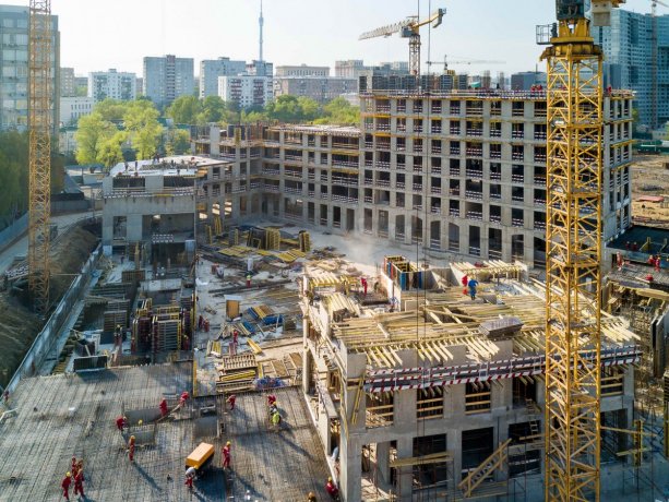 Cтроительство Бизнес-Центра в составе МФК Серебрянный фонтан.