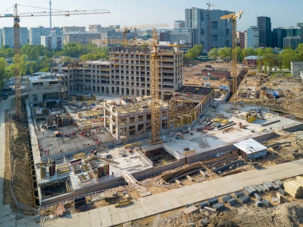Cтроительство Бизнес-Центра в составе МФК Серебрянный фонтан.