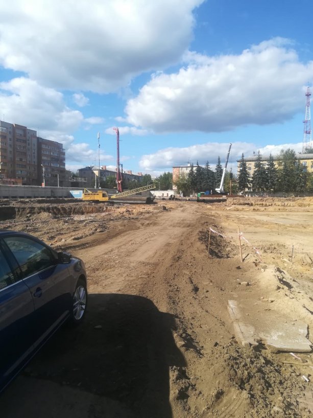 Строительство крупнейшего Дворца спорта в Калуге.