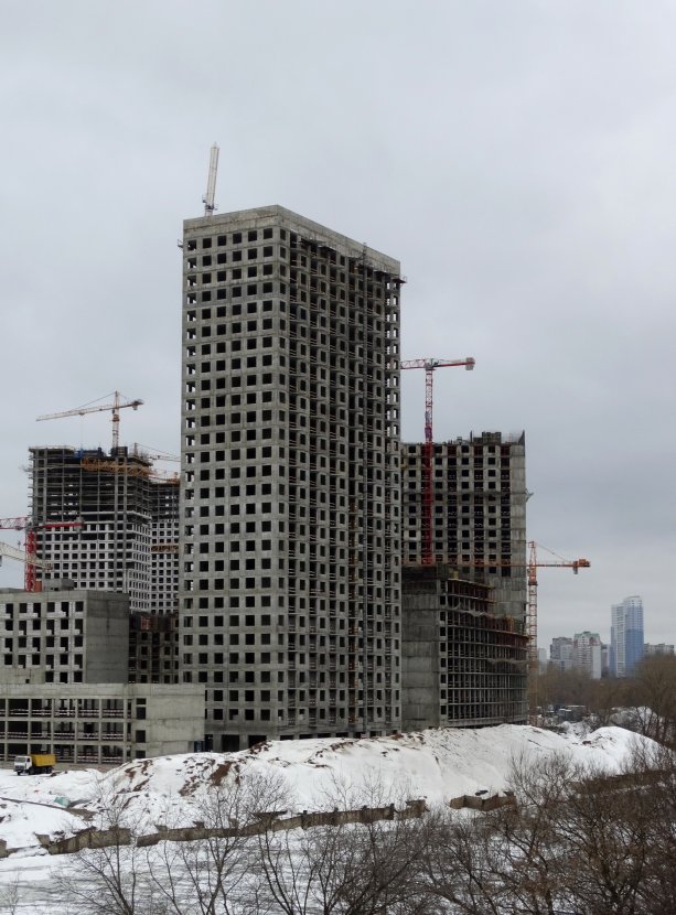 Продолжается строительство ЖК Береговой 3-я очередь