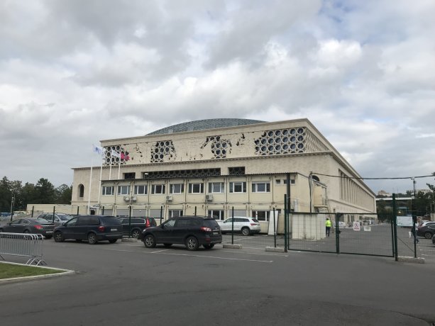 Реконструкция плавательного бассейна в Лужниках.