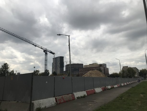 Строительство Автоцентра Mercedes в Москве.