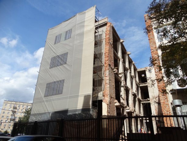 Строительство гостиничного комплекса MGallery by Sofitel на Зубовской площади.