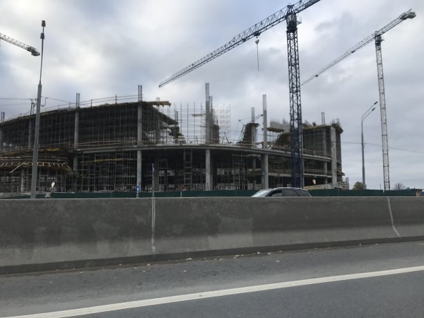 Строительство Многофункционального зрелищного центра МТС Live Arena.