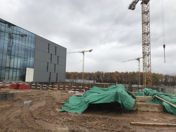 Строительство 3-й очереди медцентра Hadassah в Сколково.