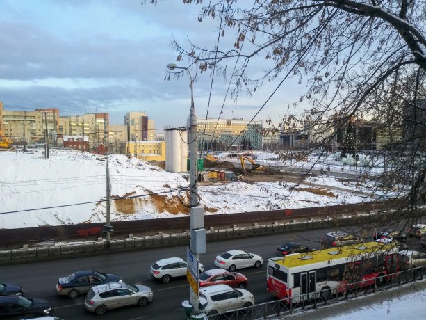 Строительство крупнейшего МФЦ Эспланада Пермь.