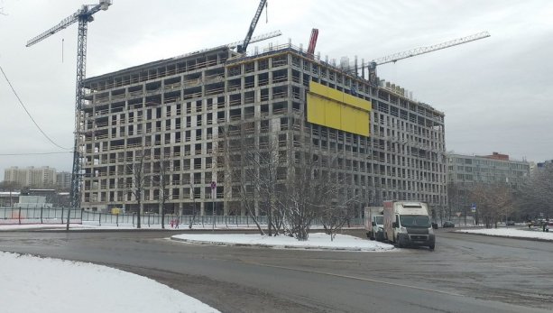 Строительство нового корпуса квартала бизнес-класса I LOVE.