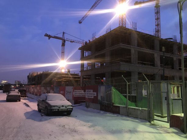 Продолжается строительство масштабного проекта ЗИЛАРТ 4-я очередь лот 16.
