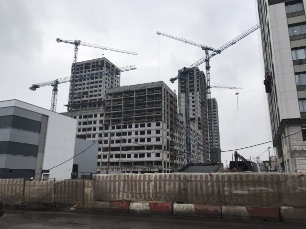 Строительство квартала Сиреневый парк от AFI Development.