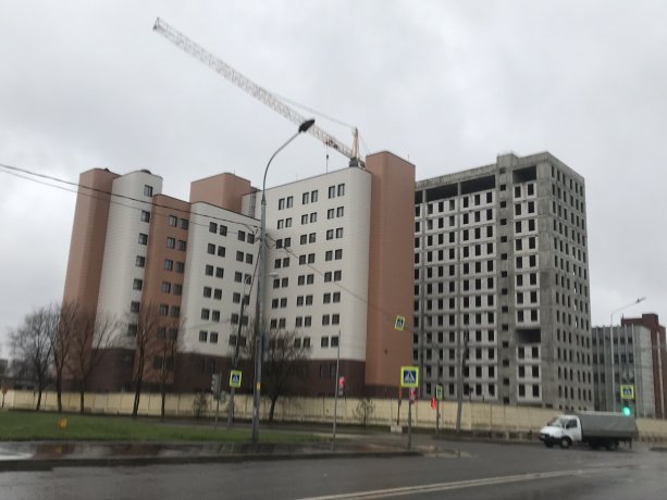 Новый строящийся Офисно-Деловой центр на севере Москвы.