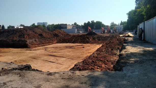 Строительство Центра авиационного кластера Госкорпорации Ростех.