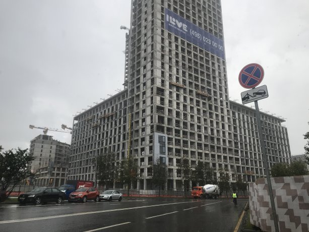 Строительство нового корпуса квартала бизнес-класса I LOVE.