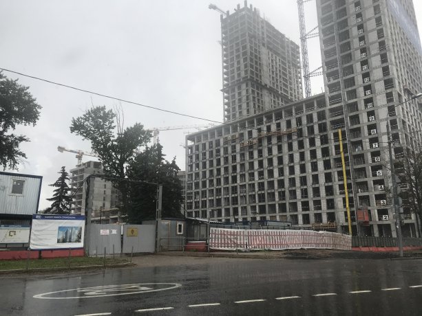 Строительство нового корпуса квартала бизнес-класса I LOVE.