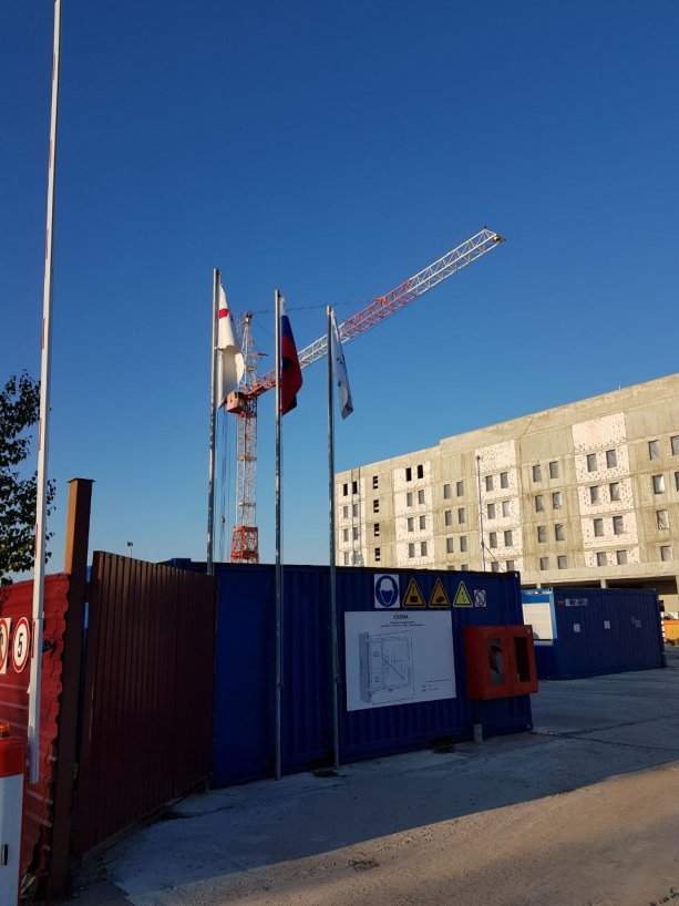 Строительство гостиницы  «Ибис Стайлс Когалым» от Лукойла.
