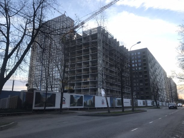 Строительство квартала Михайловский парк от ПИК.