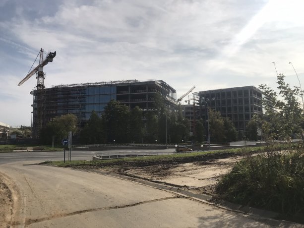 Строительство Бизнес-парка Сколково от Заречье Девелопмент.