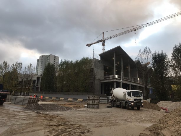Строительство Многофункционального Комплекса Солнце Москвы ВДНХ.
