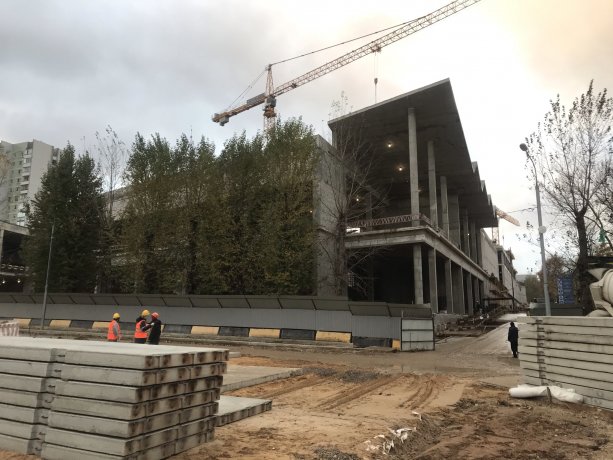 Строительство Многофункционального Комплекса Солнце Москвы ВДНХ.