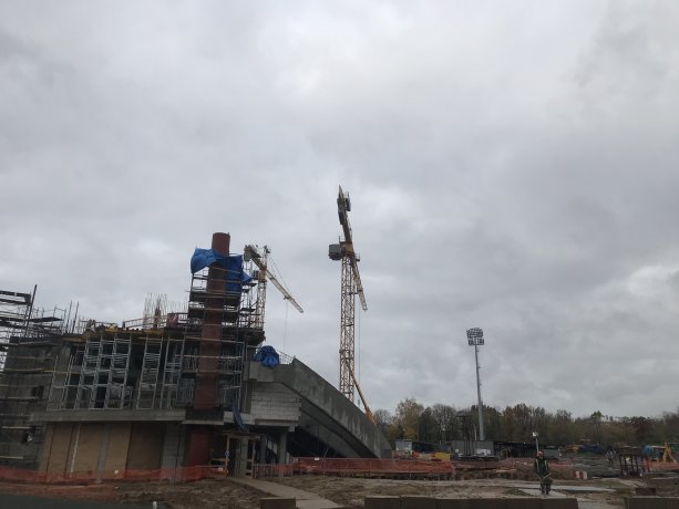 Крупная реконструкция стадиона Москвич на Волгоградском проспекте вл. 46/15