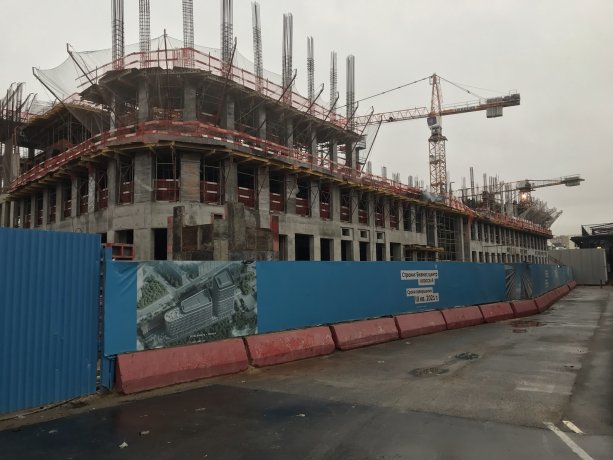 AFI Development строит Бизнес-центр AFISQARE класс А  в Москве: Грузинский Вал, вл. 11.