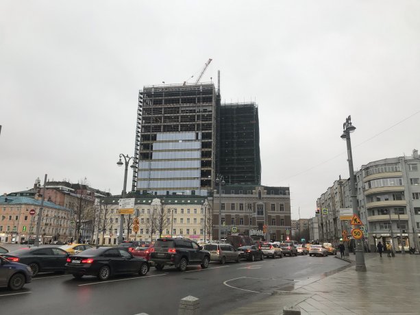 Строительство офисного комплекса класса А «Тверская Плаза 1C» на 2-ой Брестской.