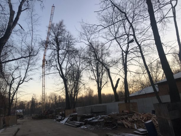 Строительство гостиницы  NOVOTEL на Ленинградском шоссе вл. 63