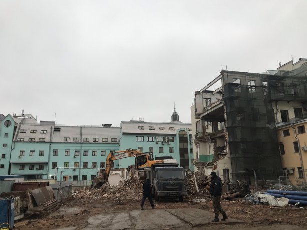 Строительство Торгово-офисного центра AfiMoll Тверская.