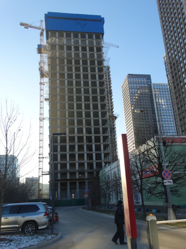 Новый строящийся корпус Prime park на Ленинградском пр. 37