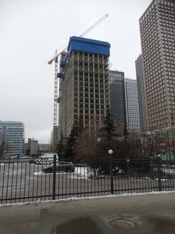 Новый строящийся корпус Prime park на Ленинградском пр. 37