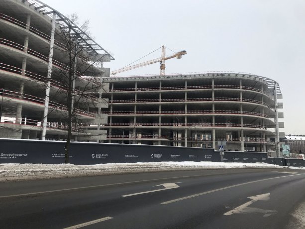 Строительство Бизнес-парка Сколково от Заречье Девелопмент.