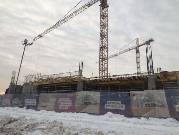 Медицинский кластер Сколково строительство - 3 новых строящихся объекта.