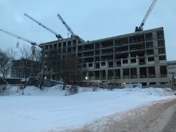 Продолжается строительство жилого квартала TopHills от девелопера ИНГРАД.