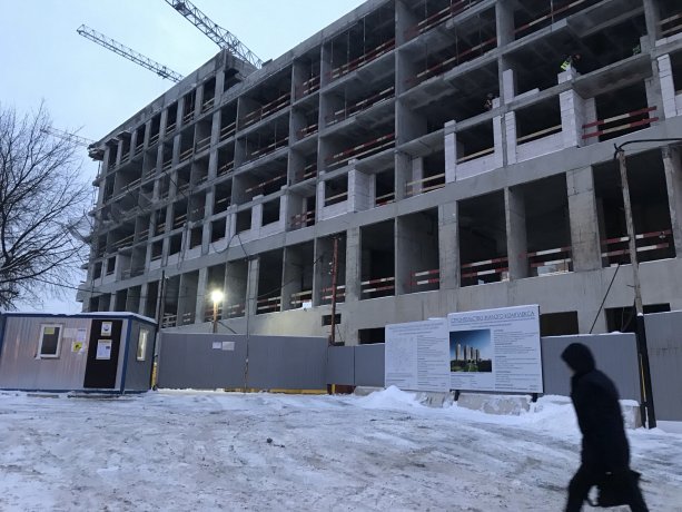 Продолжается строительство жилого квартала TopHills от девелопера ИНГРАД.
