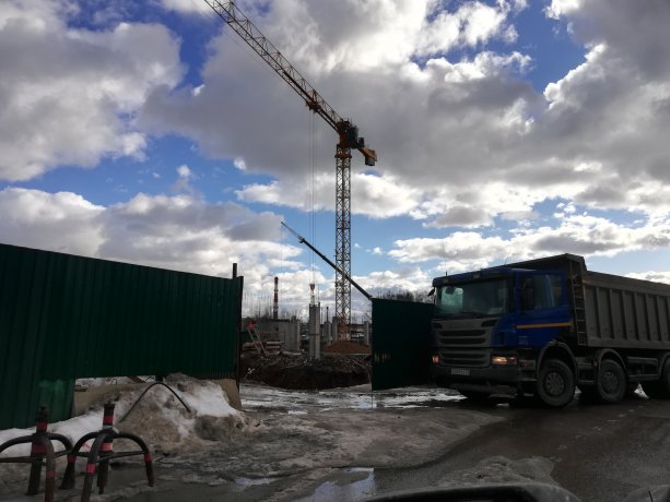 Строительство производственного комплекса НПП «Доза» в Зеленограде.