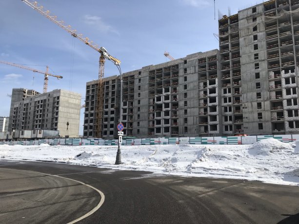 Продолжается строительство масштабного Жилого Квартала в рамках реновации, ул. Родниковая, вл. 5А