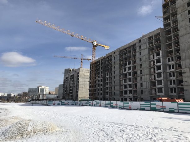 Продолжается строительство масштабного Жилого Квартала в рамках реновации, ул. Родниковая, вл. 5А