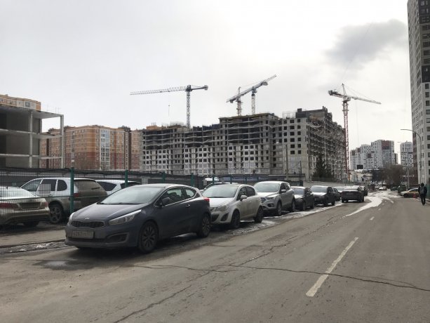 Строящийся торгово-развлекательный центр ПРОВАНС в Коммунарке.