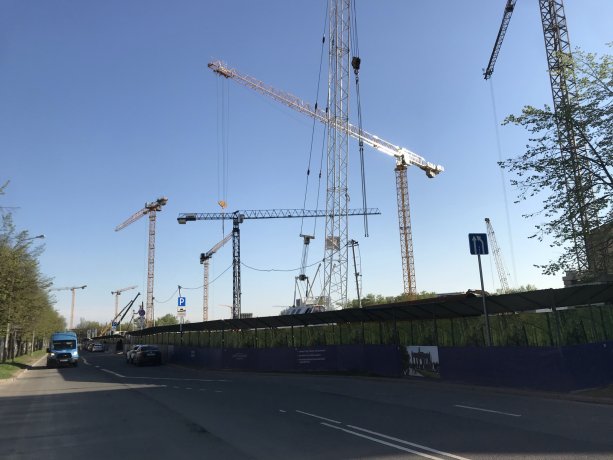 Продолжается строительство Дом Достижение Sminex.