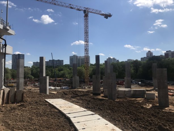 Строительство жилого комплекса Will Towers в Раменках.