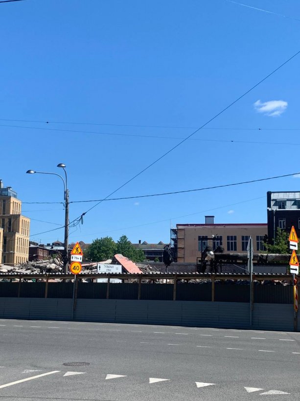 Строительство нового Бизнес-центра в СПб на ул. Моисеенко 22.