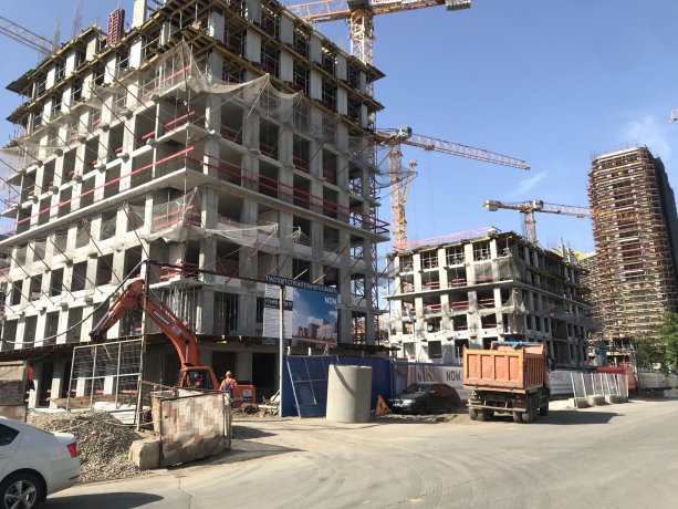 Продолжается строительство Квартала NOW комплексной застройки от Tekta Group.
