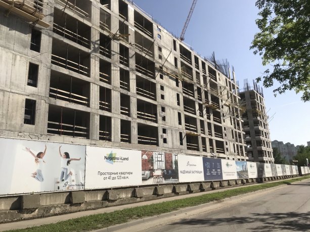 Продолжается строительство Жилого острова Nagatino i-Land».