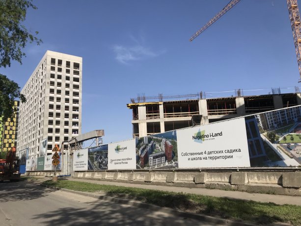 Продолжается строительство Жилого острова Nagatino i-Land».