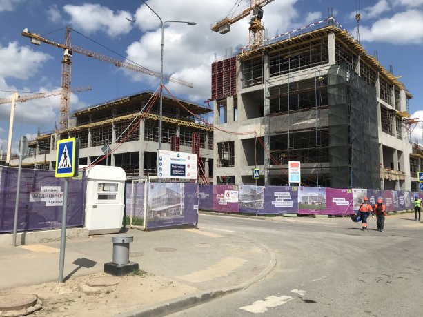Строительство крупного Медицинского Кластера в Сколково.
