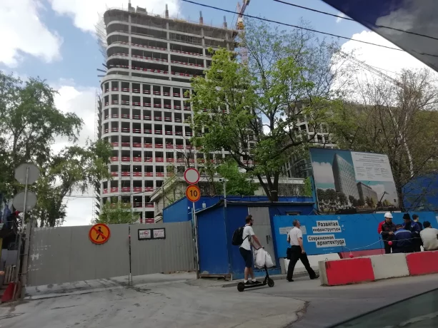 AFI Development строит Бизнес-центр AFISQARE класс А  в Москве: Грузинский Вал, вл. 11.