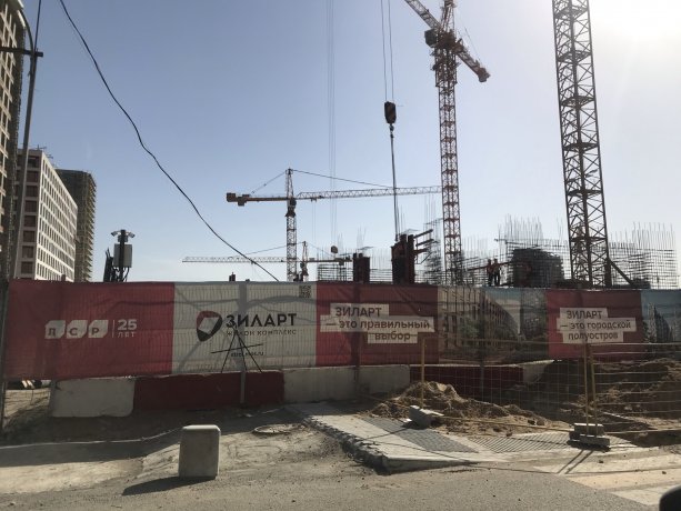 Продолжается строительство масштабного проекта ЗИЛАРТ 4-я очередь лот 16.